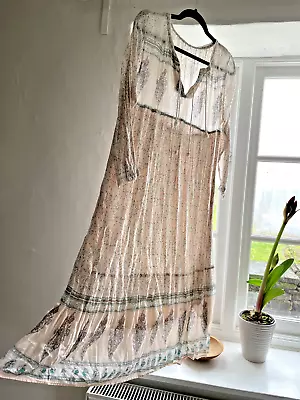 Vintage Indian Cotton Gauze Dress - S Boho Hippie Festival • $442.03