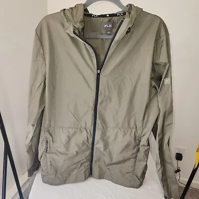 FLX Military Canvas Rain Coat NWT Size L • $26.99