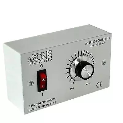 Extractor Fan Speed Controller 6A 230V Restaurant Warehouse Building Ventilation • £49.99