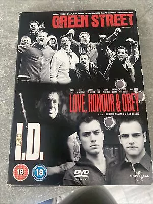 Green Street/ID/Love Honour And Obey DVD (2007) Elijah Wood Alexander (DIR) • £2.50