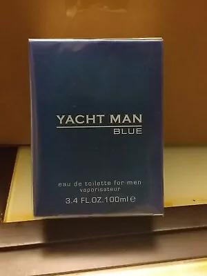 Yacht Man BLUE By Myrurgia Eau De Toilette Spray 3.4 Oz  NEW IN BOX • $28