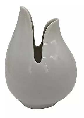 Vintage Arzberg Germany Mid Century Modern  Style White Vase Organic Modernist  • $33.90