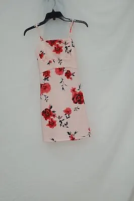 My Michelle Women's Floral Slim Emma Dress Red Size 3 • $19.99