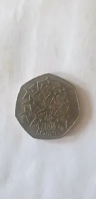 Rare 50p Coin European Union 1998 • £2.50
