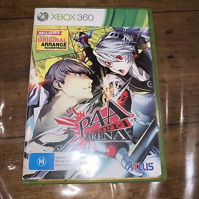 P4A Persona 4 Arena - Xbox 360 - PAL - Includes Manual (No Soundtrack CD) • $34.99