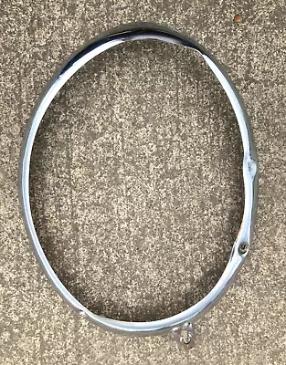 VW Volkswagen HELLA BENT & DENT Headlight CHROME TRIM RING 111.941.037A Vintage • $25