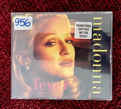 $35 • Buy Madonna Europe Promo Fever Cd Slim Line Import Case Sticker Dance Tracks 1992