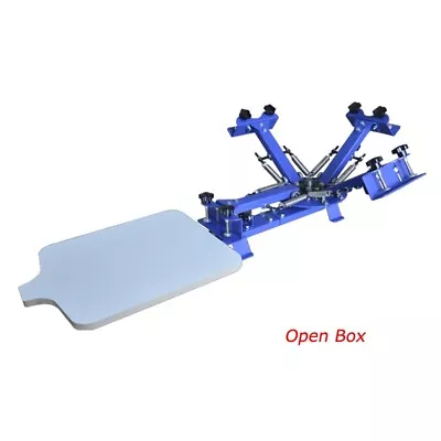 Open Box- 4 Color 1 Station Screen Printing Machine Press Printer Shirt Silk • $169.20