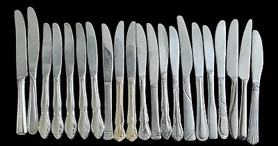 21 Piece Mixed Butter Knife Set Stainless Steel Silverware Flatware • $16.99