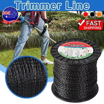 2.4/2.7/3mm X 100m Whipper Snipper Cord Brush Cutter Brushcutter Trimmer Line AU • $20.59