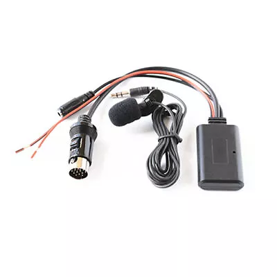 Bluetooth Adapter Audio Music AUX Cable+Microphone For Kenwood 13-pin CD Stereo • $12.55