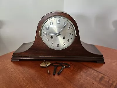 Antique 8 Day Mantle Clock  * Classic Styling * By Saunders Sydney • $100