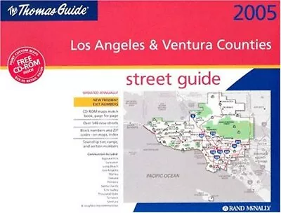 THOMAS GUIDE LOS ANGELES/VENTURA COUNTIES (THOMAS GUIDE By Rand Mcnally *VG+* • $56.75