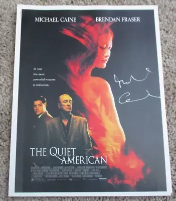 MICHAEL CAINE Signed Autographed THE QUIET AMERICAN Production Notes • $142.99