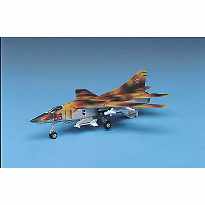 Academy Mig23 Flogger Fighter - Plastic Model Airplane Kit - 1/144 Scale - #4440 • $5.65
