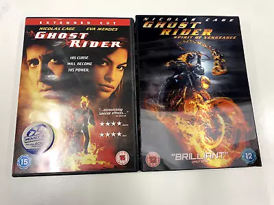 Ghost Rider & Ghost Rider Spirit Of Vengeance DVD Set FAST DISPATCH UK • £3.95