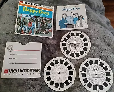 Vintage 1974 Gaf Happy Days 3 Reel View Master Slide Packet And Book Paramount • $19.99