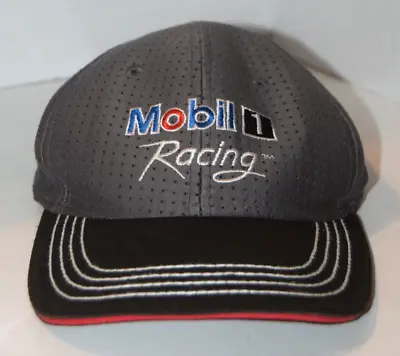 Mobil 1 Racing Mesh Hat Cap Gray Strapback • $10