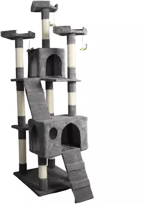 Pawz Cat Trees Scratching Post For Large Cat Scratcher Hammock Tower House Gr... • $148.79