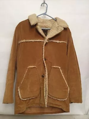 Vintage Westwind Mens Sportswear Suede Sherpa Western Jacket • $65