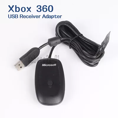 Microsoft Xbox 360 Wireless Gaming USB Receiver Adapter For Windows PC • $49.80