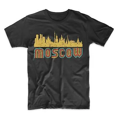 Men's Moscow Shirt - Retro Vintage Style Moscow Russia Skyline T-Shirt • $19.99