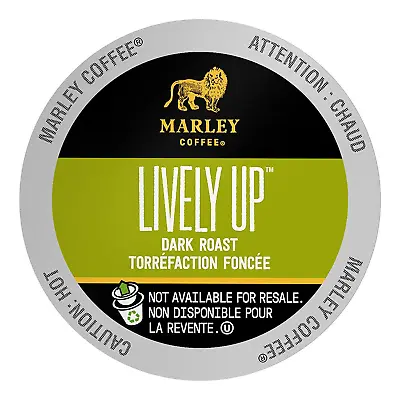 Marley Coffee Lively Up! Single Serve RealCup Organic Espresso Roast For...  • $68.99
