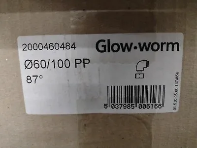 Glow-worm 90 Degree Flue Elbow 2000460484 • £35