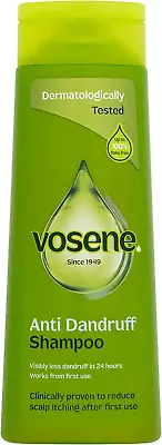 Vosene Anti-Dandruff Shampoo 300Ml Packaging May Vary UK • £3.25