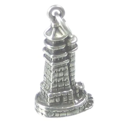 Lighthouse Sterling Silver Charm .925 X1 Lighthouses Light House Charms • £14.50