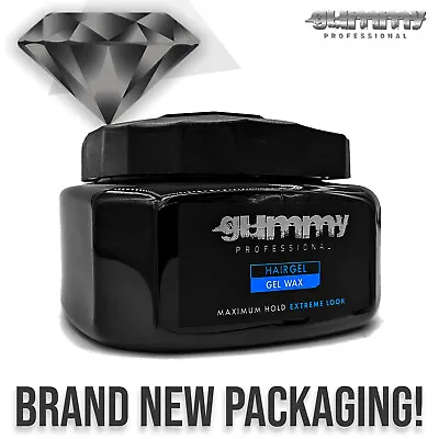 Gummy Professional Diamond Series Gel Wax Hair Gel 500ml Barber Wet Bright Look • £7.49