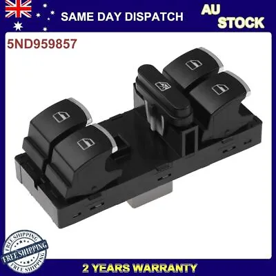 Master Power Window Switch For VW Golf MK5 MK6 Passat B6 EOS Jetta 5ND959857 • $20.99