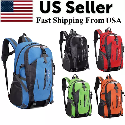 Nylon Men Women Travel Backpack Rucksack Camping Laptop Hiking School Book Bag • $14.23