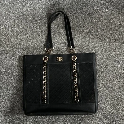 £12 • Buy River Island Tote Shoulder School Bag Black