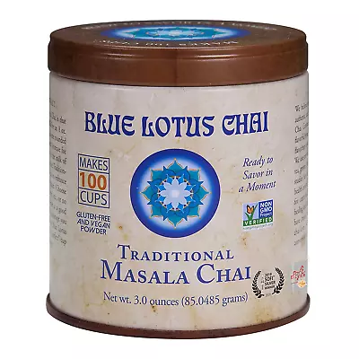 - Traditional Masala Chai - Makes 100 Cups - 3 Ounce Masala Spiced Chai Powder W • $20.95