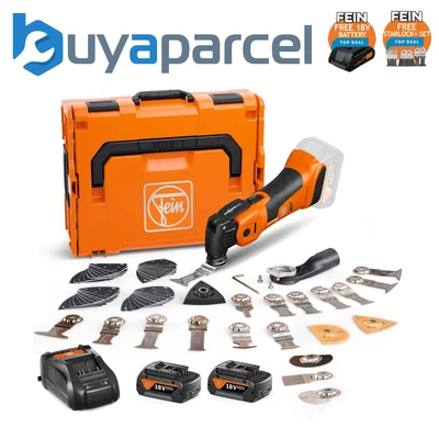 £442.99 • Buy Fein AMM 700 Plus AS 18V AMPShare BL Multimaster + 60PC + ProCore 2x Batteries