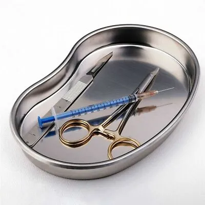 Dental Medical Instrument Kidney Form Stainless Steel Tray Bowl Dish 18*11*2mm • $5.31