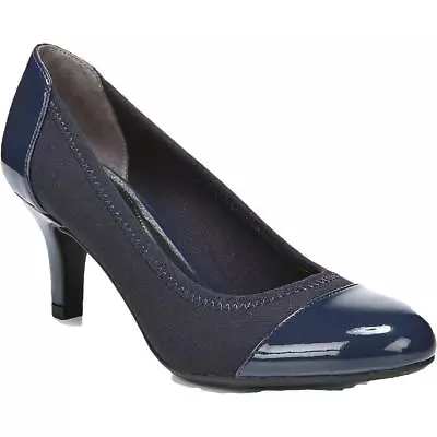 LifeStride Womens Parigi Stretch Patent Toe Cap Dress Heels Shoes BHFO 6837 • $36.99