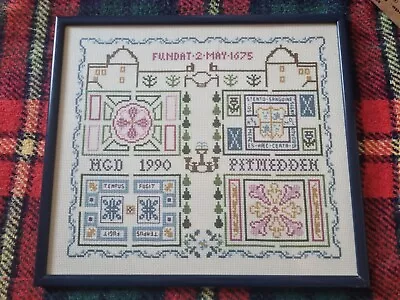 £20 • Buy Vintage Cross Stitch Needlepoint Finished Piece MGD 1990 PITMEDDEN 