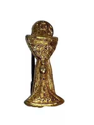 Vtg Catholic IHS Chalice Lapel Pin Souvenir 1st Holy Communion Gold Tone • $7.95