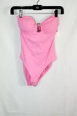 Melissa Odabash Womens Pink Chest Buckle Bathing Suit #4 $269 • $104.99