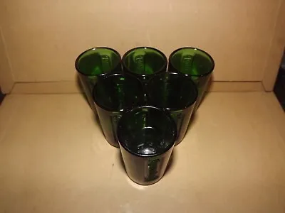 6 X NEW JAGERMEISTER 2.5cl EMBOSSED GREEN SHOT GLASSES  • £10