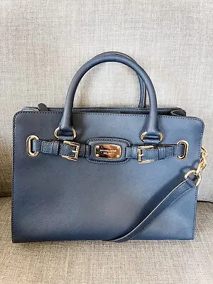 Michael Kors Hamilton Navy Satchel  • $69