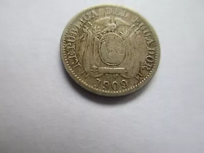 1909-H Ecuador Medio Centavo Coin • $18