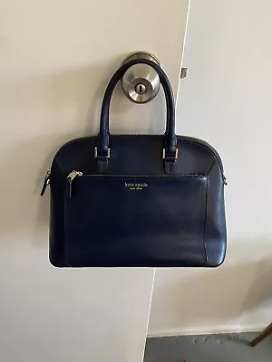 Kate Spade Bowler Blue Leather Handbag • £30.37