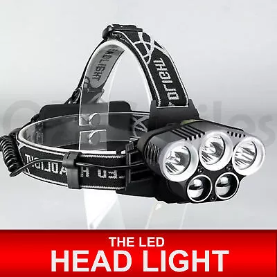 100000LM T6 LED 18650 Headlamp Headlight Flashlight Head Light Work Lamp Torch • $16.45