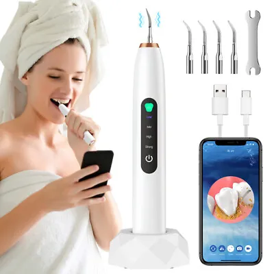 $21.45 • Buy Updated Visual Ultrasonic Tooth Cleaner Dental Scaler Plaque Teeth Stain Remover