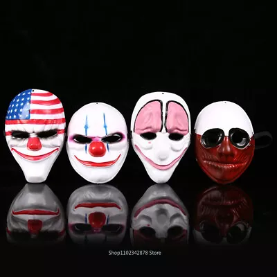 Horrible Funny Payday 2 Mask Carnival Party Halloween Masquerade Joker Resin • $51.69