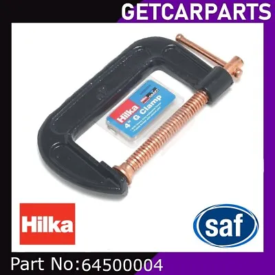 £9.95 • Buy Hilka - 4  (100mm) Heavy Duty G Clamp - Part 64500004
