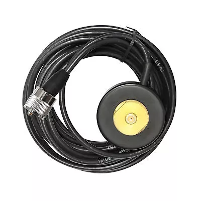 Antenna NMO Magnetic Mount Base W/ RG-58 Cable With PL-259 Plug For Mobile Radio • $16.90